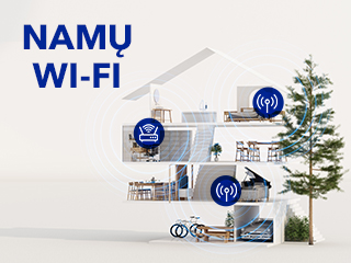 Namų Wi-Fi sprendimai