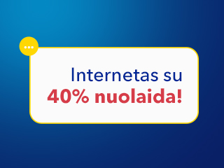 Interneto pasiūlymas tau!